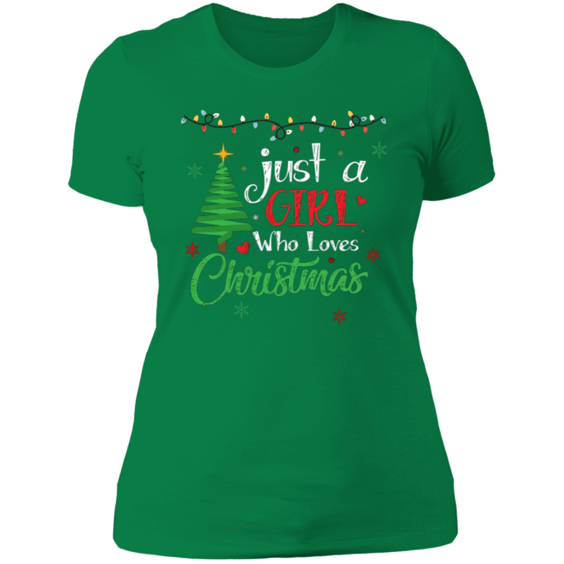 Just A Girl Who Loves Christmas Shirt