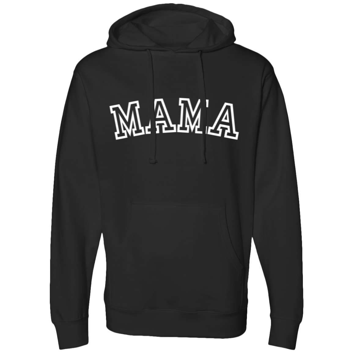 Mama Pullover Hoodie | Black