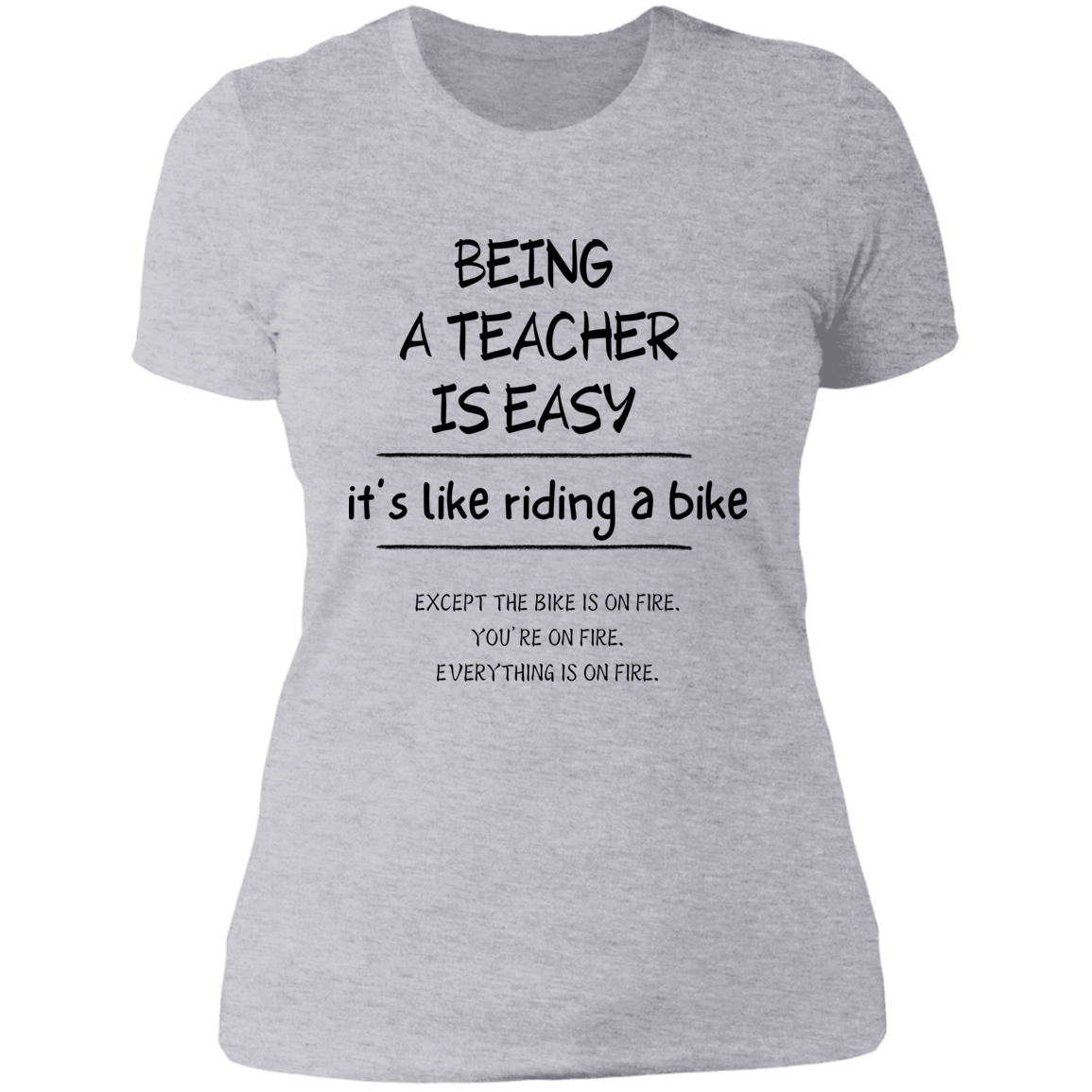 Being A Teacher Is Easy... Women's Shirt