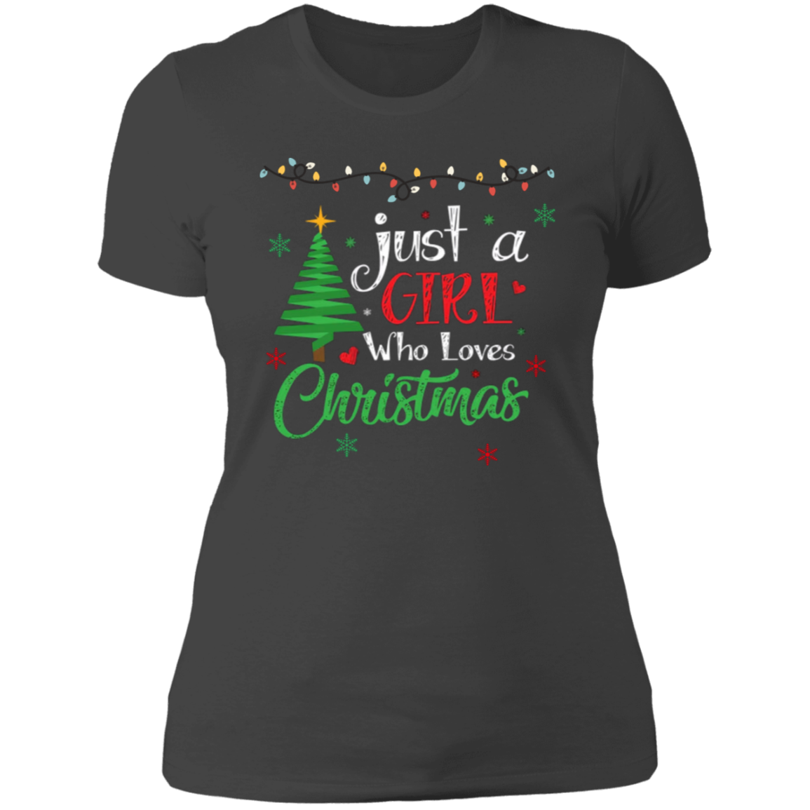 Just A Girl Who Loves Christmas Shirt