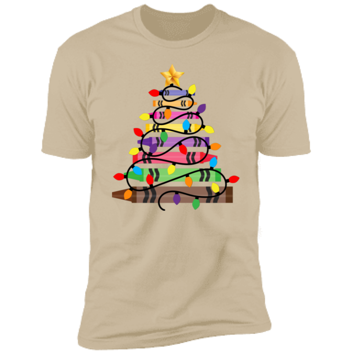 Crayon Christmas Tree Shirt