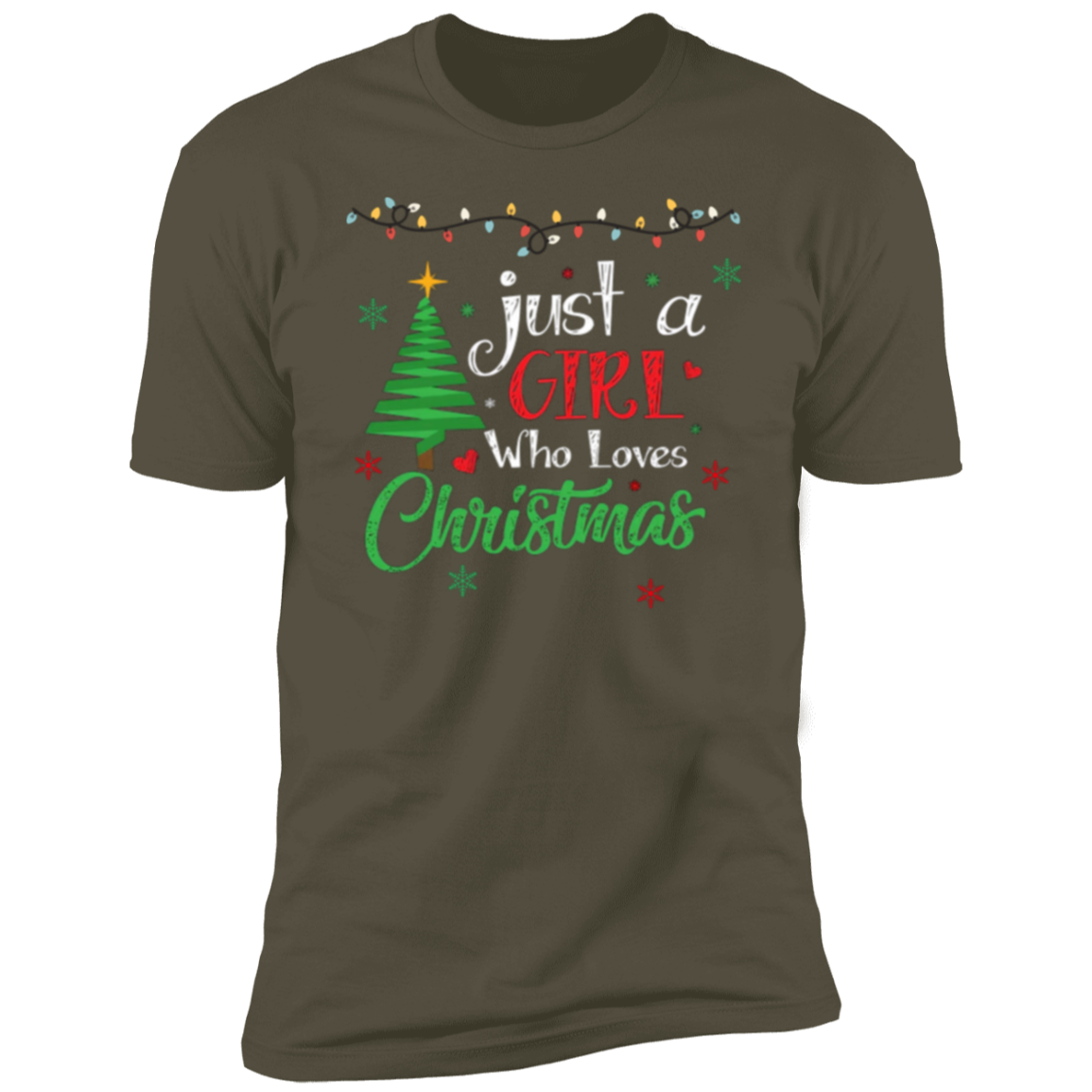 Just A Girl Who Loves Christmas Shirt