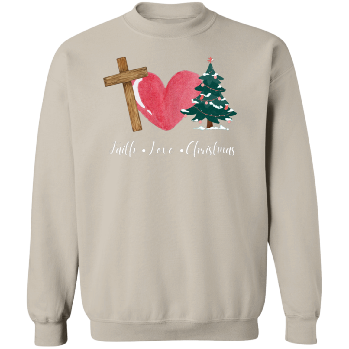 Faith Love Christmas Sweatshirt