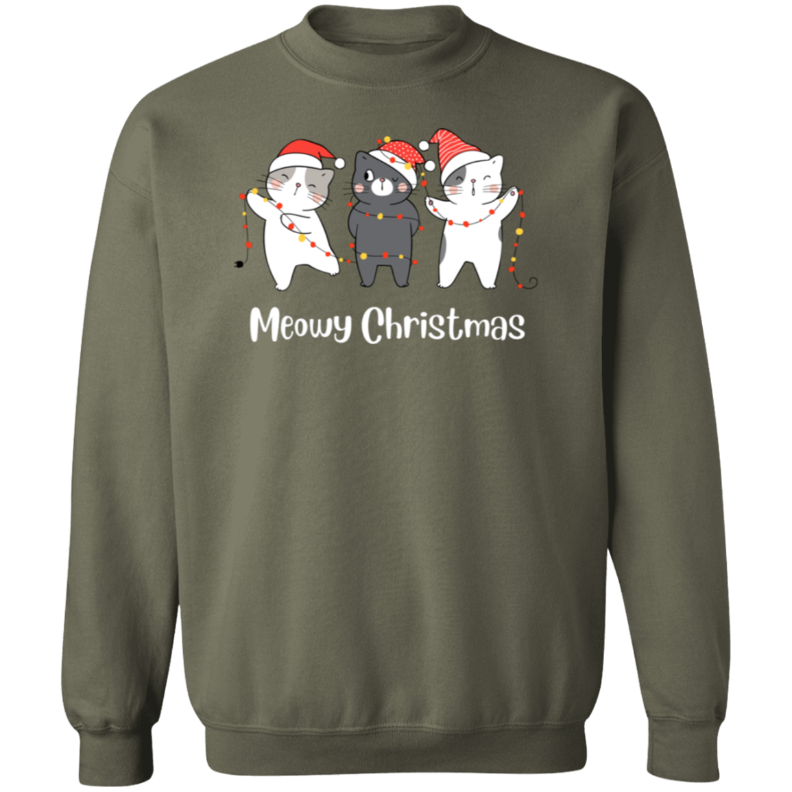 Meowy Christmas Sweatshirt