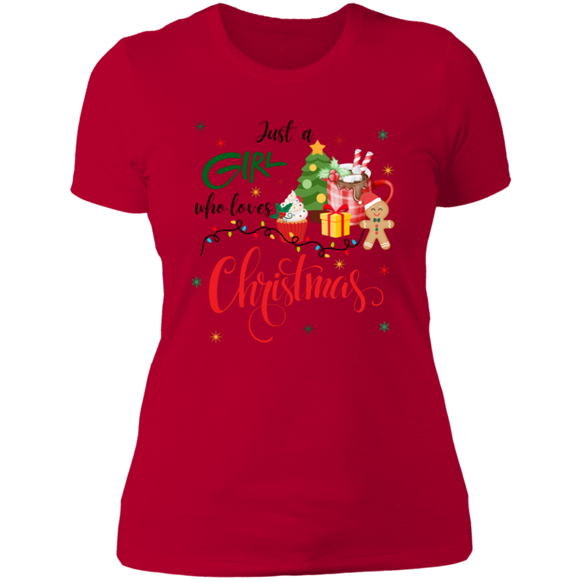 Just A Girl Who Loves Christmas Shirt