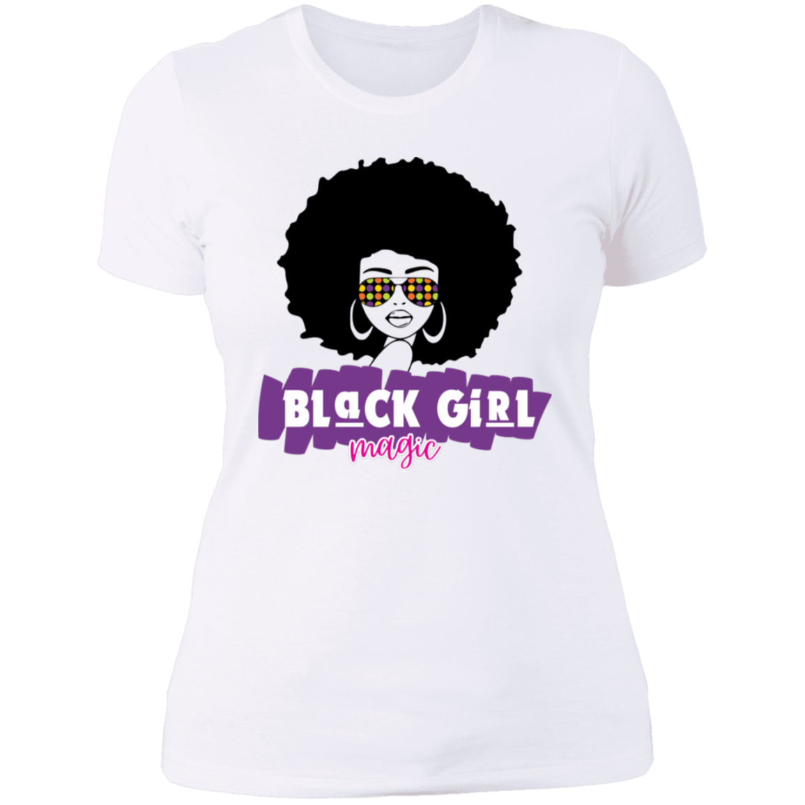 Black Girl Magic Boyfriend Style T-Shirt