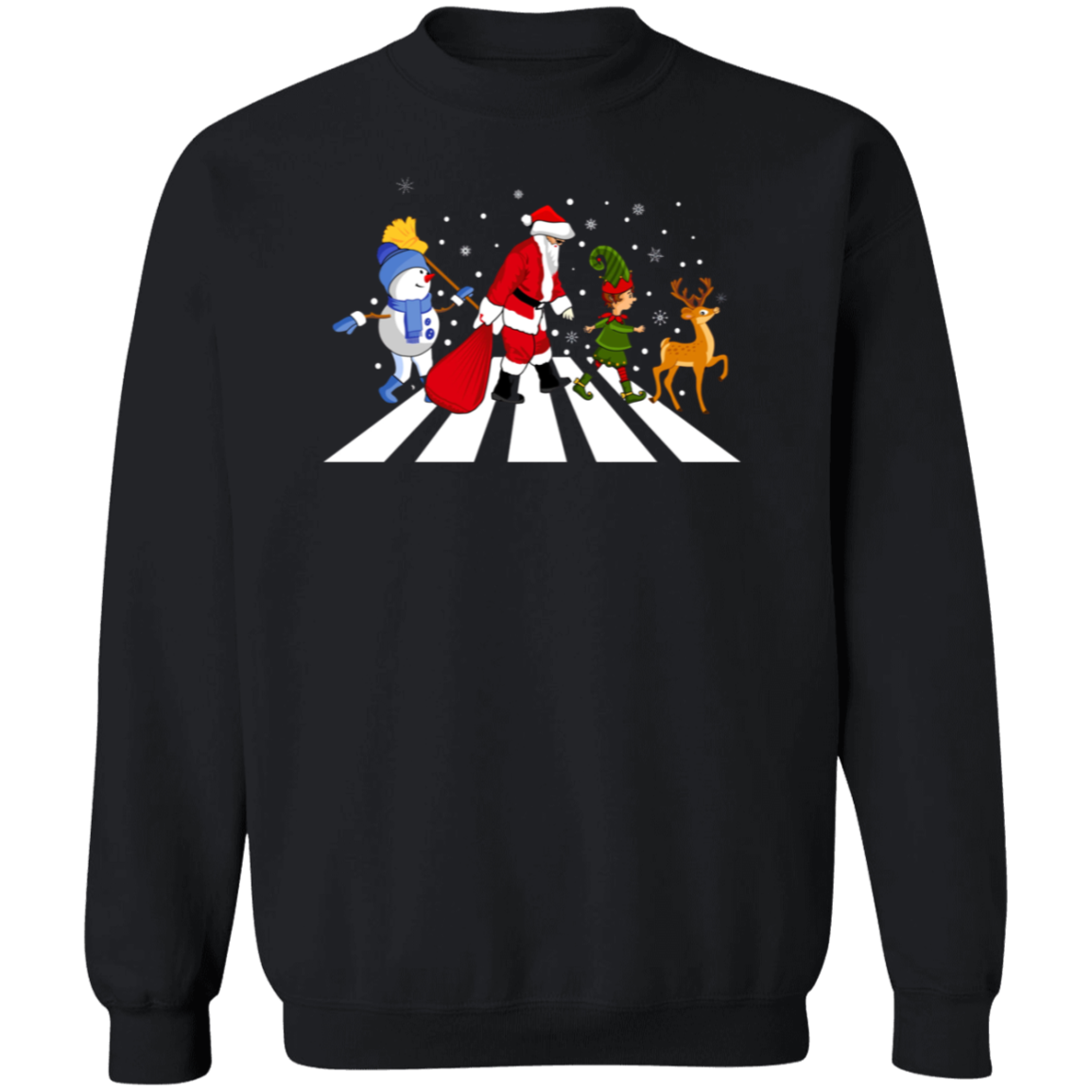 Frosty Santa Elf Rudolph Sweatshirt