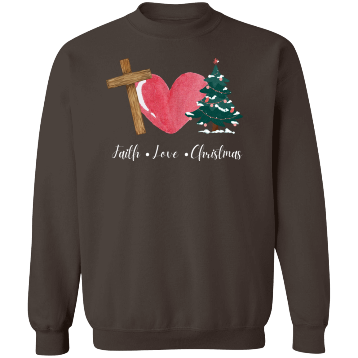 Faith Love Christmas Sweatshirt