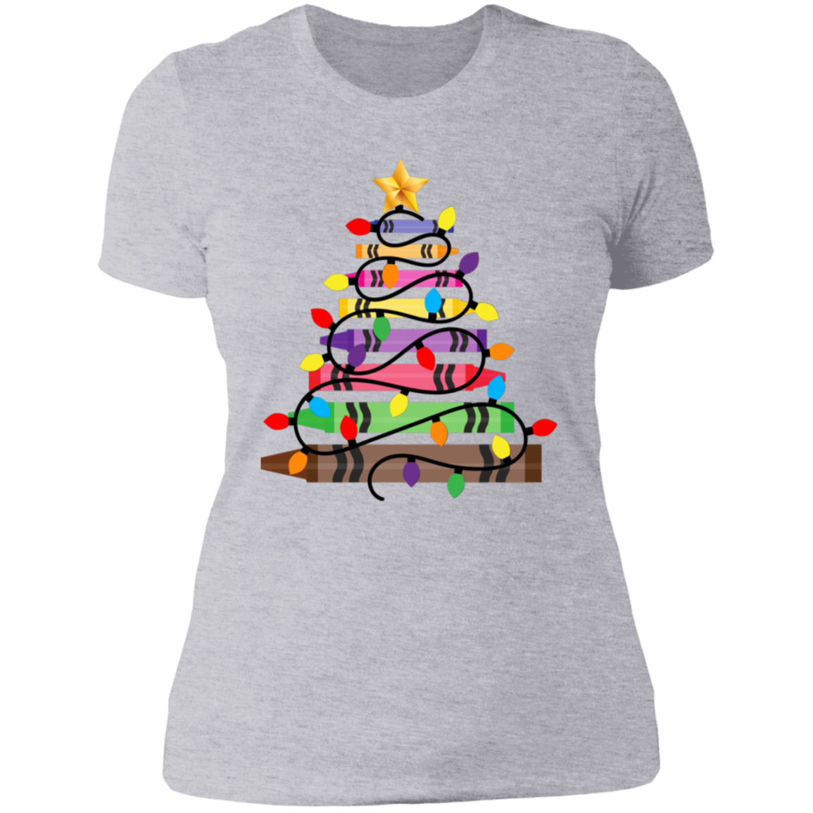 Crayon Christmas Tree Shirt