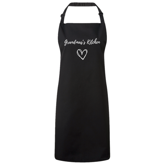 Grandma's Kitchen Apron | White Text