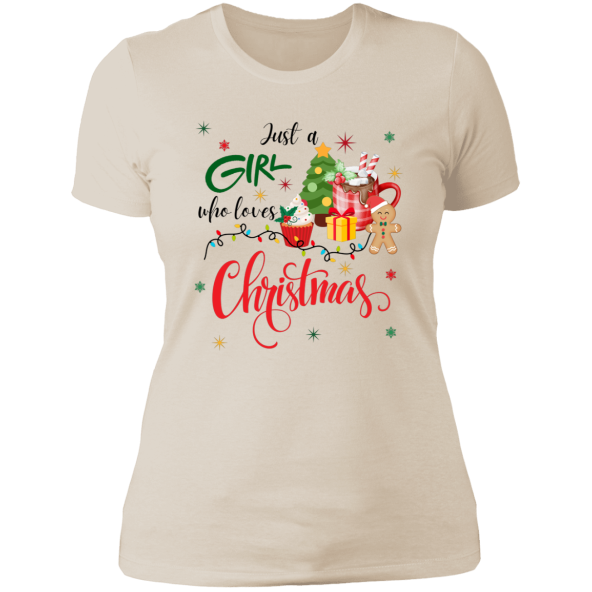 Just A Girl Who Loves Christmas Shirt