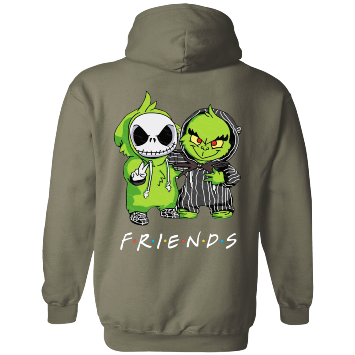 Jack & Friends Hoodie | Back Image | White Lettering