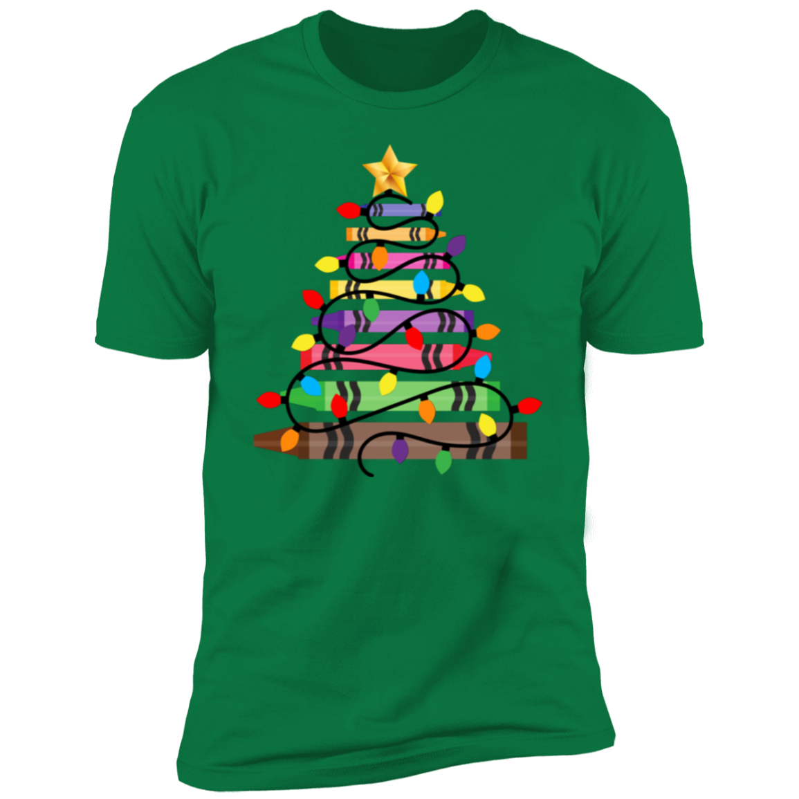 Crayon Christmas Tree Shirt