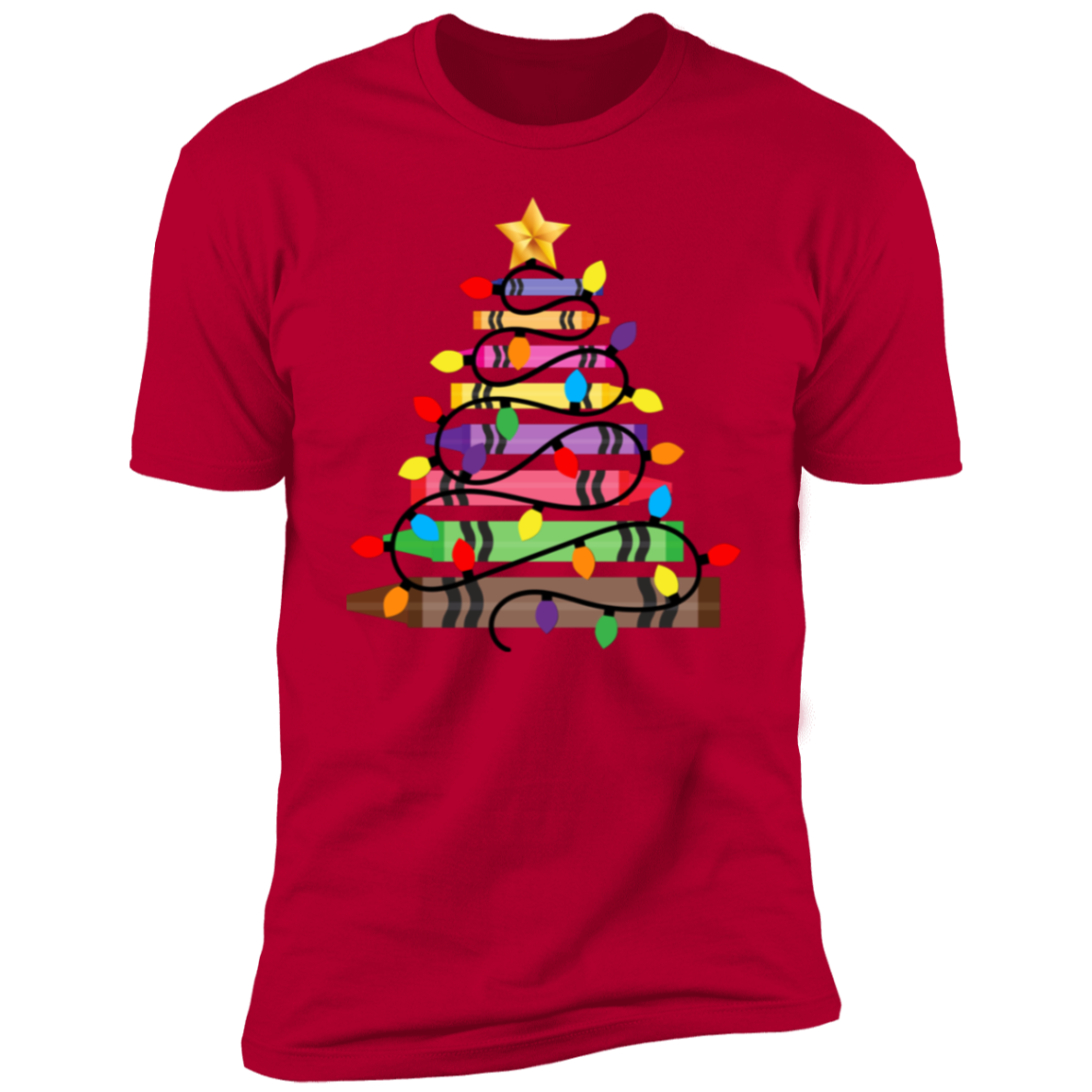 Crayon Christmas Tree Shirt