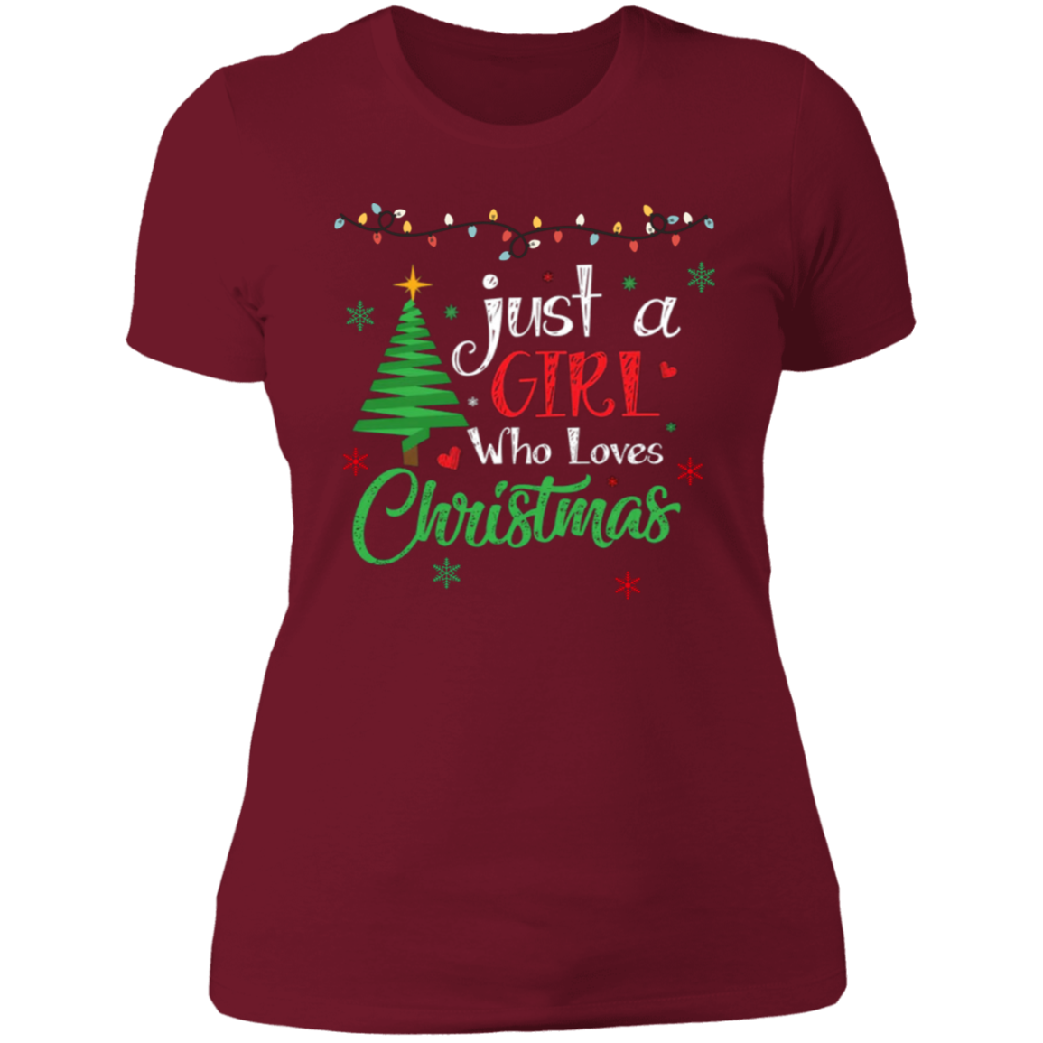 Just A Girl Who Loves Christmas Shirt