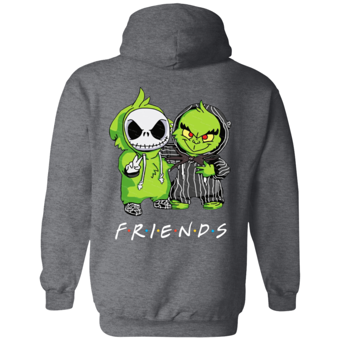 Jack & Friends Hoodie | Back Image | White Lettering