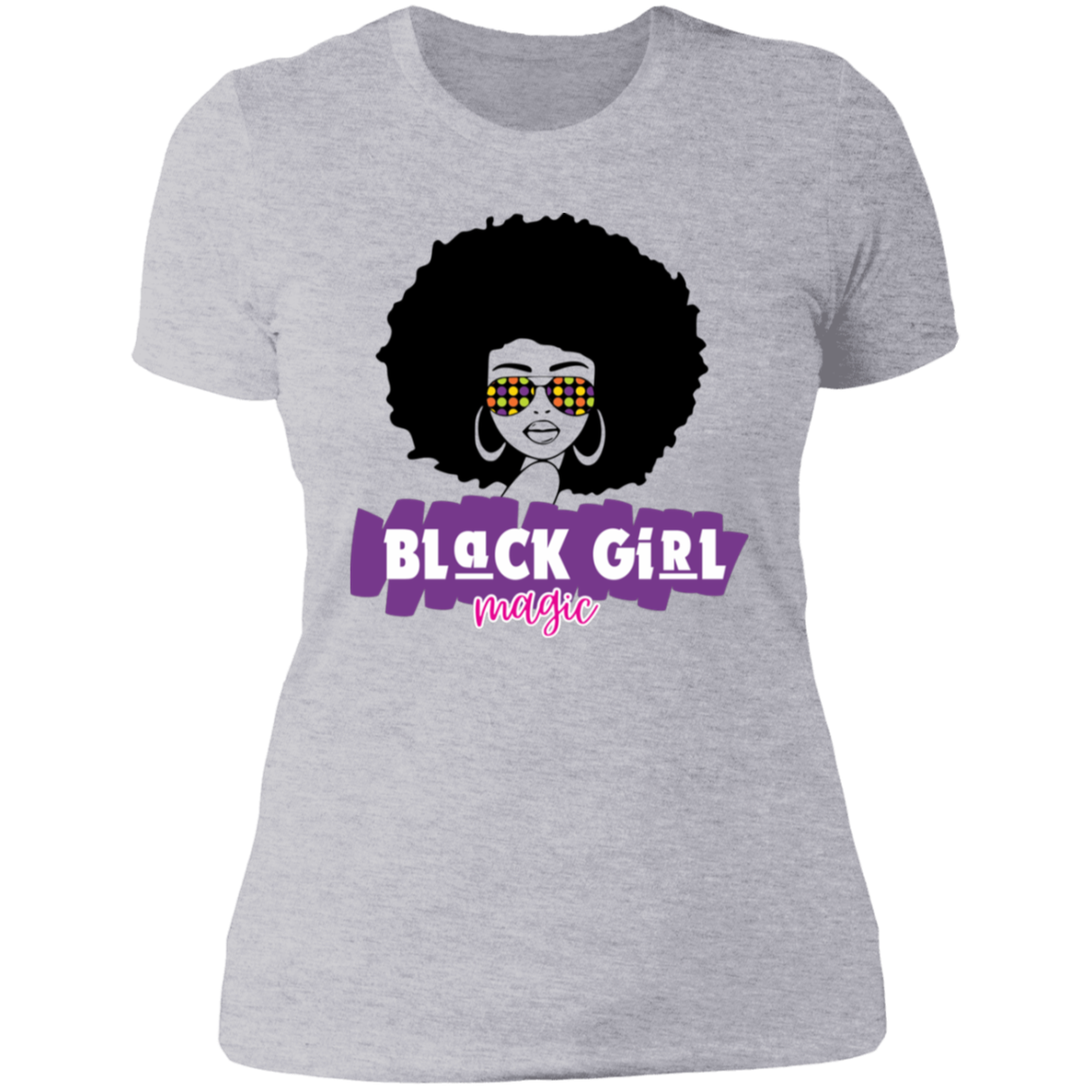 Black Girl Magic Boyfriend Style T-Shirt