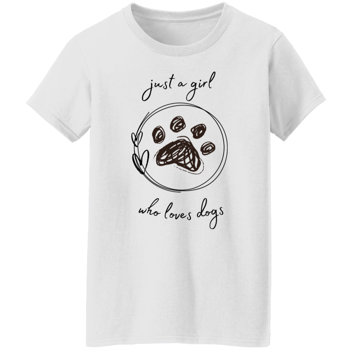 Just A Girl Who Loves Dogs T-Shirt