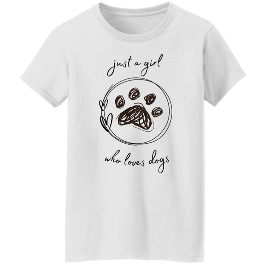 Just A Girl Who Loves Dogs T-Shirt