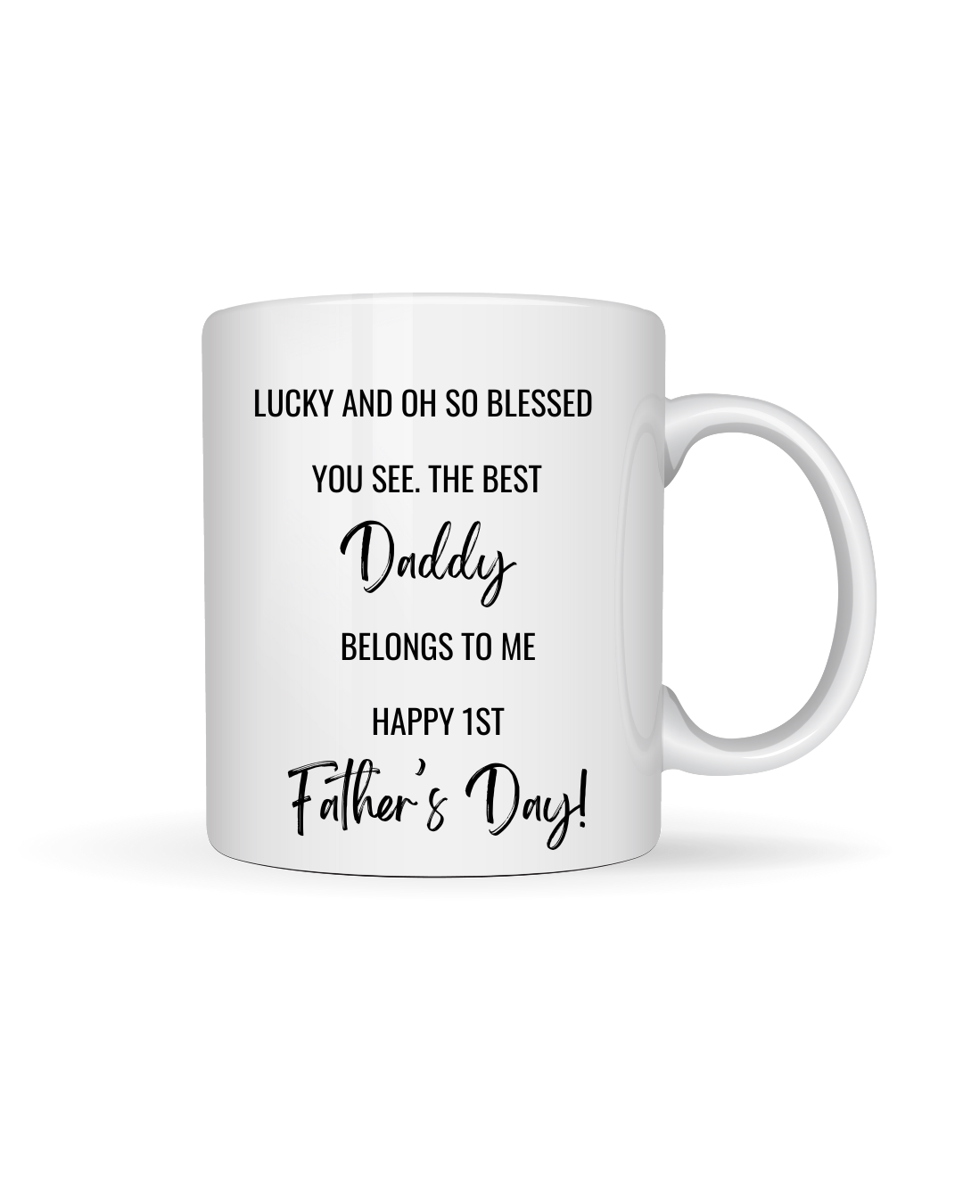 1st Fathers Day Mug