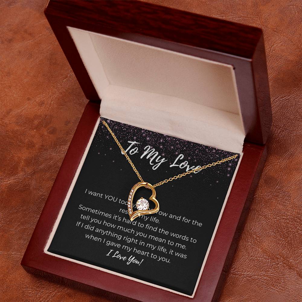 To My Love | Forever Love Necklace