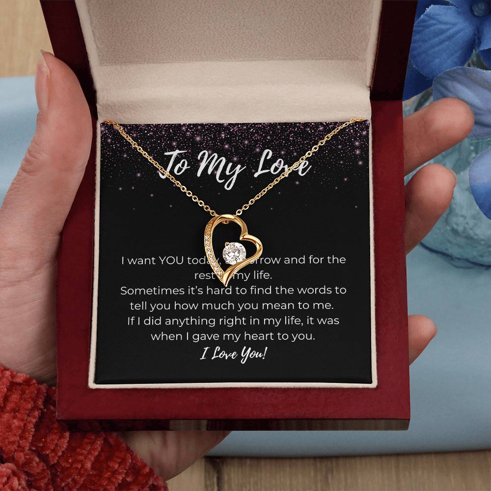 To My Love | Forever Love Necklace