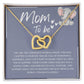 Mom To Be l Interlocking Hearts Necklace l Mother's Day Gift l Birthday Gift l Rose Gold