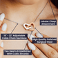 To My Amazing Mom l Interlocking Hearts l Mother's Day Gift l Birthday Gift l Rose Gold