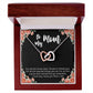 To My Mom l Interlocking Hearts Necklace l Mother's Day Gift l Birthday Gift l Rose Gold