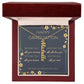 Graduation Vertical Name Necklace w/ Message Card