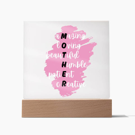 MOTHER Acrylic Plaque | Mother's Day Gift