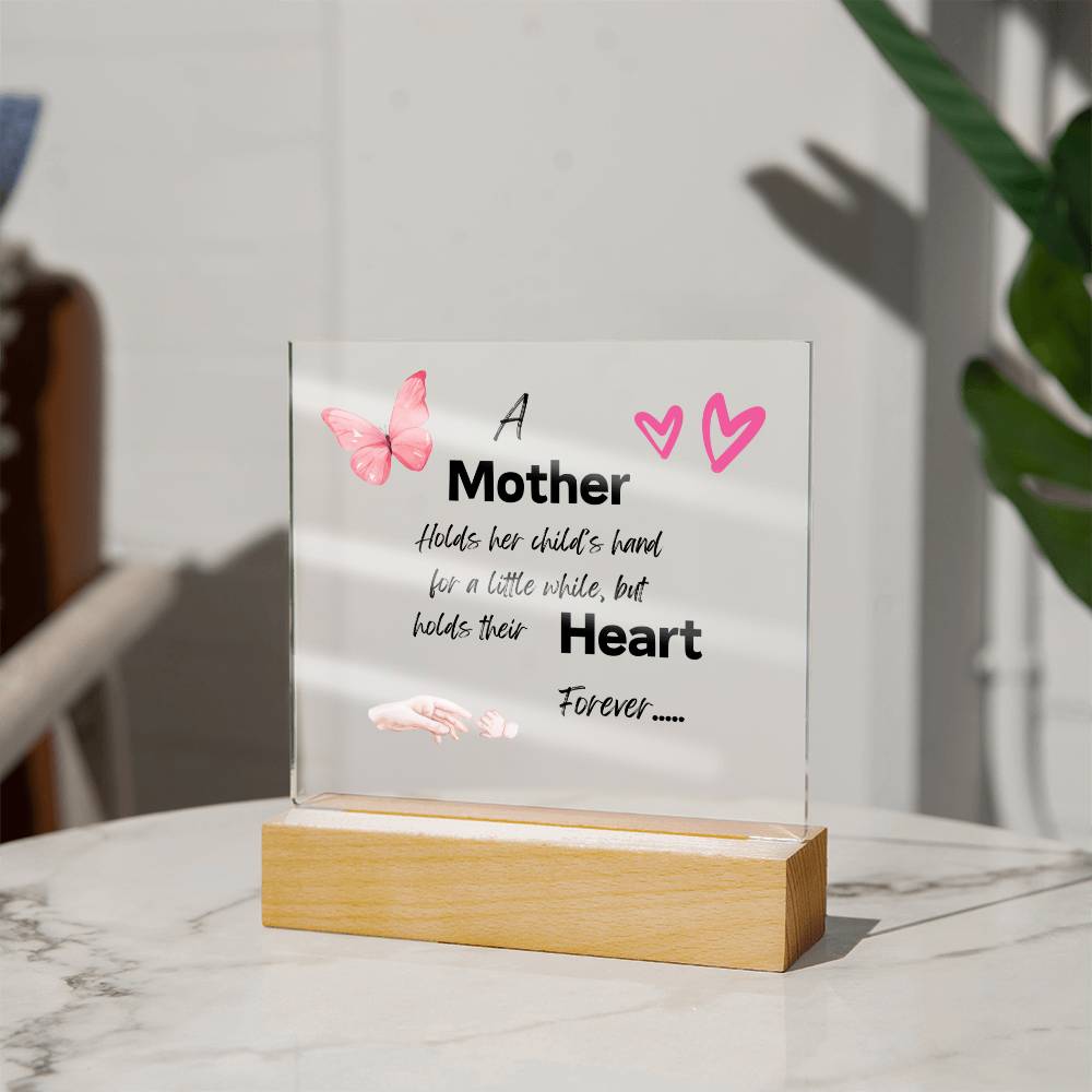 Acrylic Plaque for Mother | Mother's Day Gift