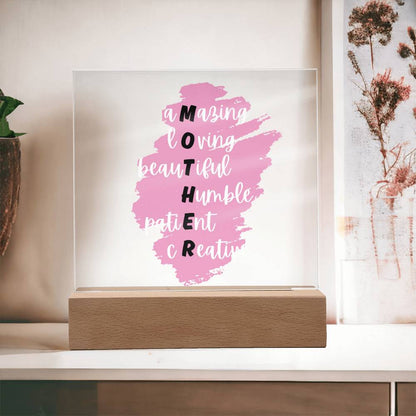 MOTHER Acrylic Plaque | Mother's Day Gift