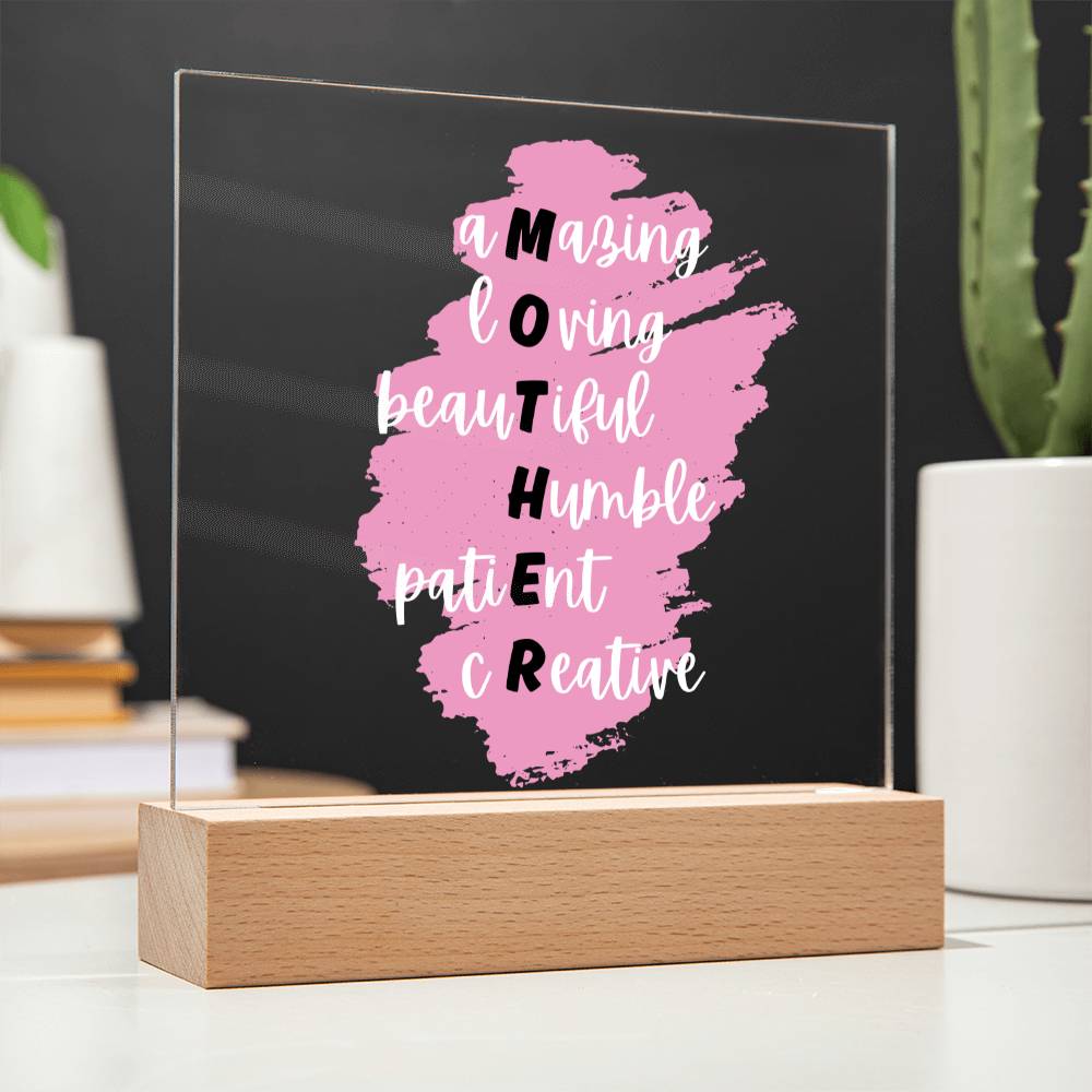 MOTHER Acrylic Plaque | Mother's Day Gift