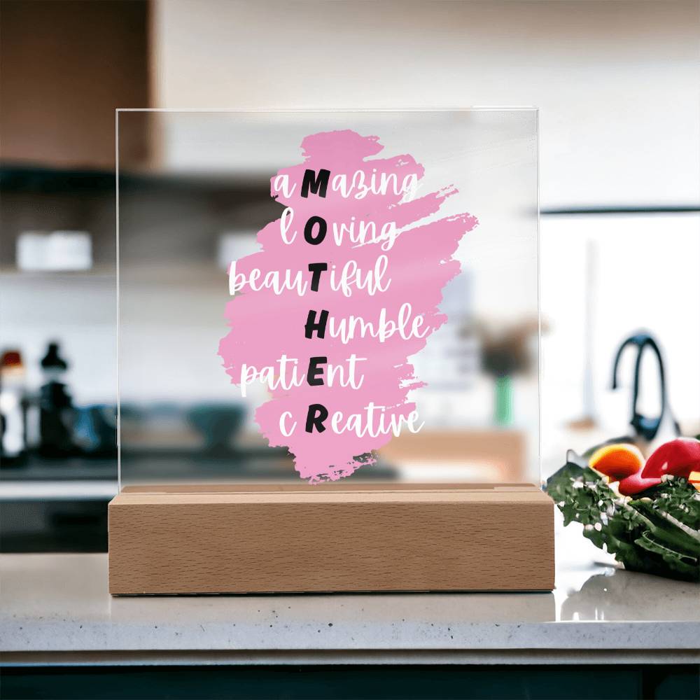 MOTHER Acrylic Plaque | Mother's Day Gift