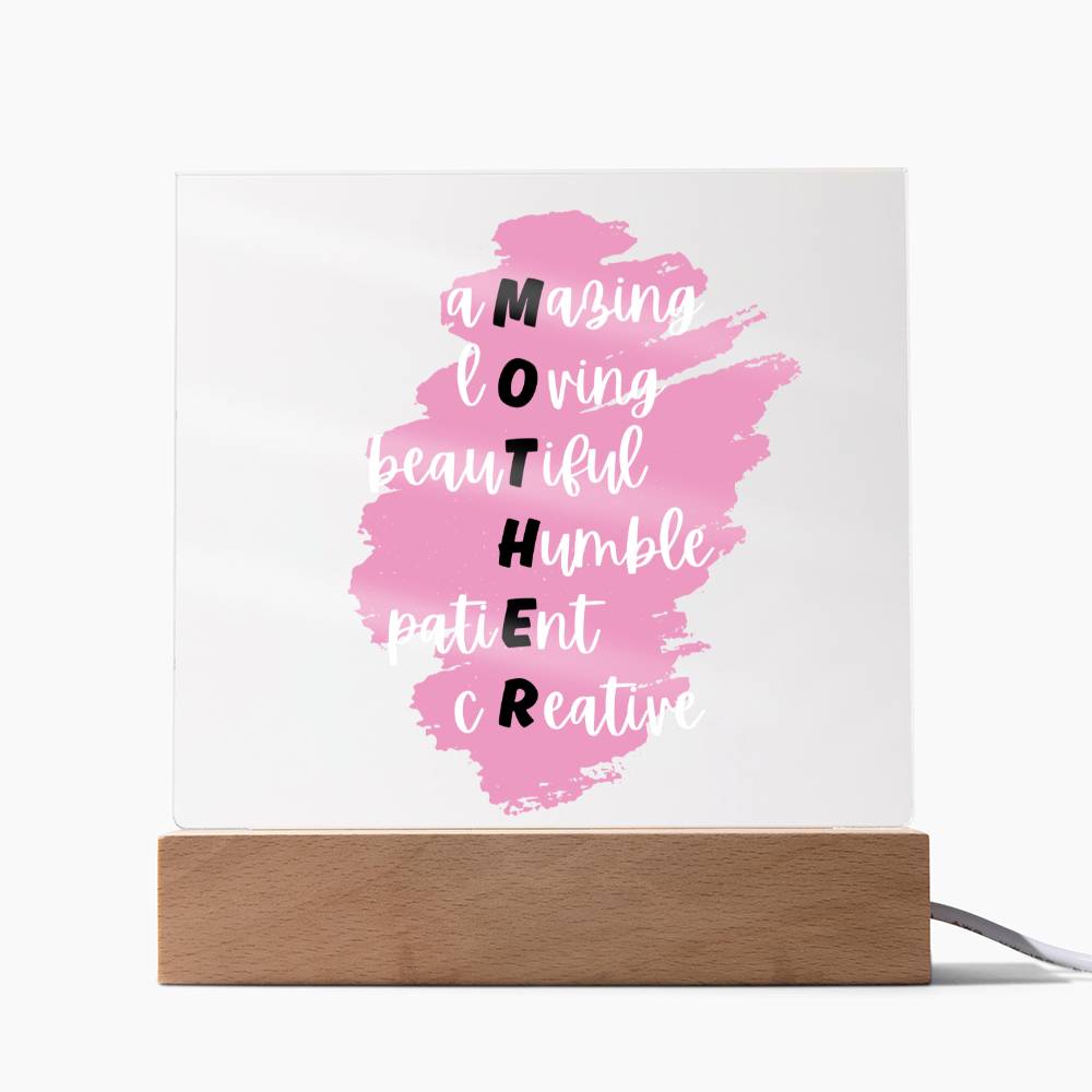 MOTHER Acrylic Plaque | Mother's Day Gift