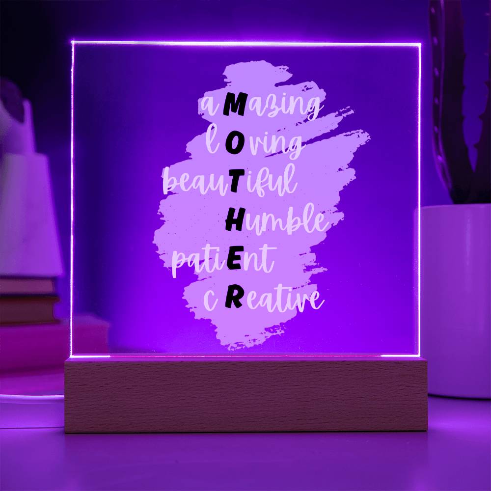 MOTHER Acrylic Plaque | Mother's Day Gift