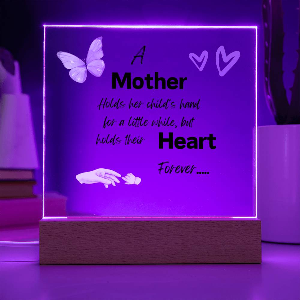 Acrylic Plaque for Mother | Mother's Day Gift