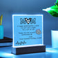Football Mom Acrylic Plaque | Mother's Day Gift