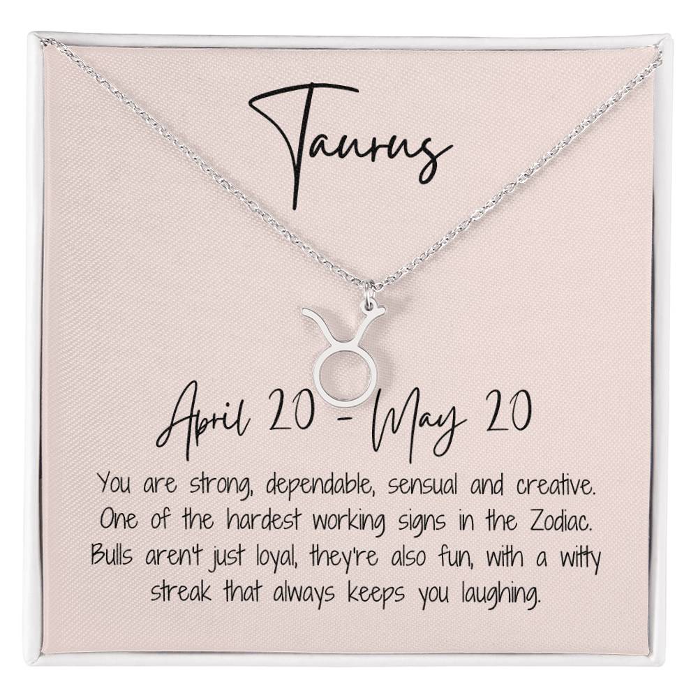 Taurus Zodiac Necklace