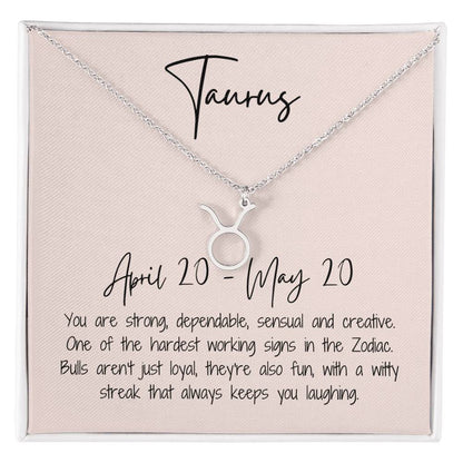 Taurus Zodiac Necklace