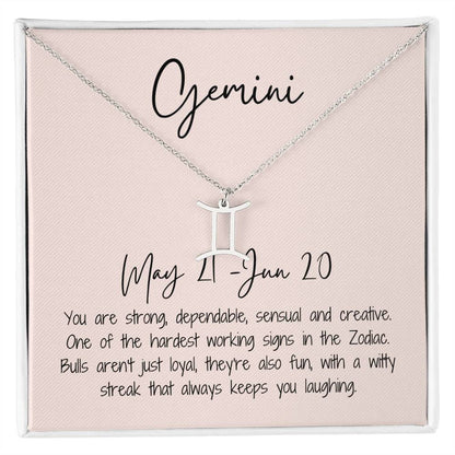 Gemini Zodiac Necklace