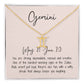 Gemini Zodiac Necklace