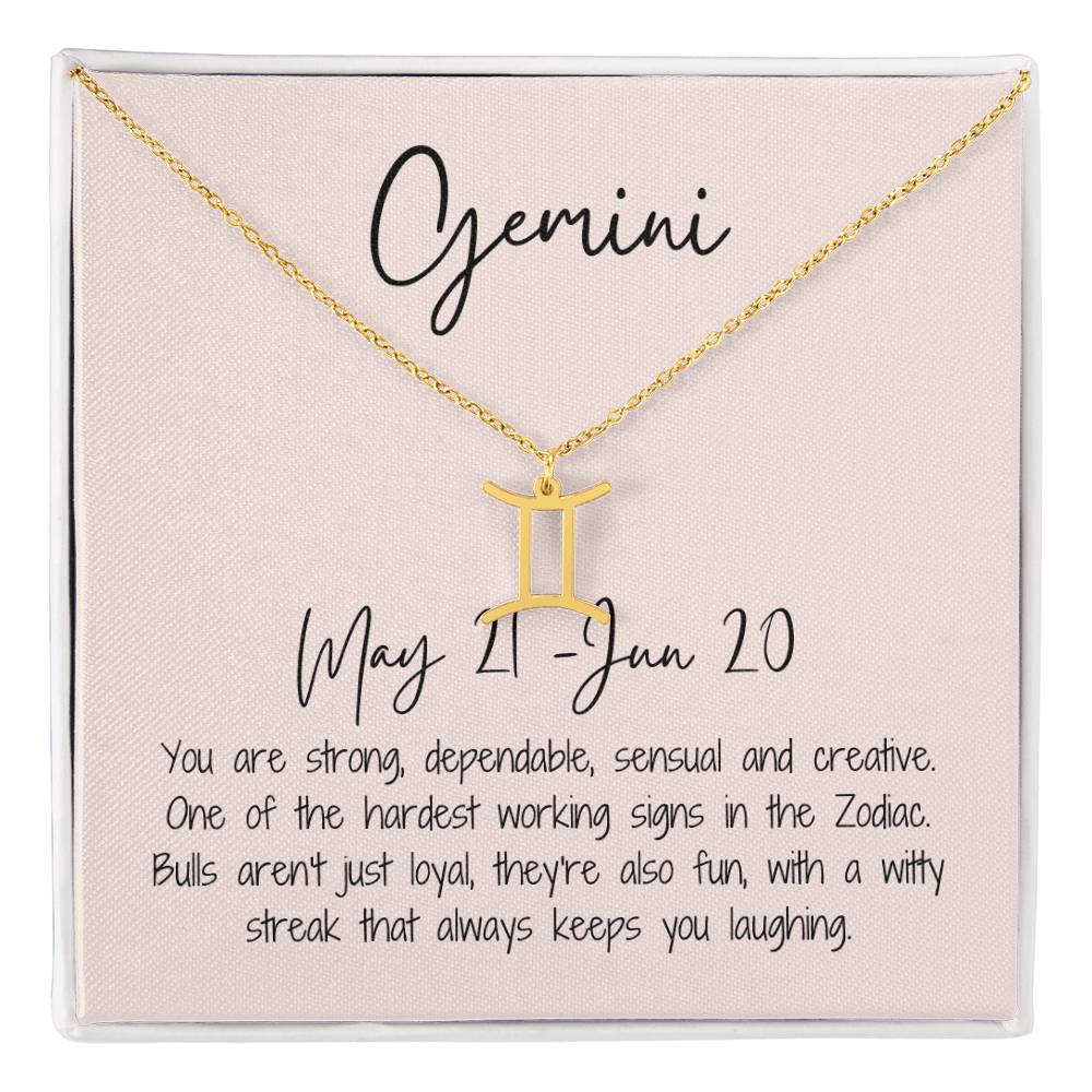 Gemini Zodiac Necklace