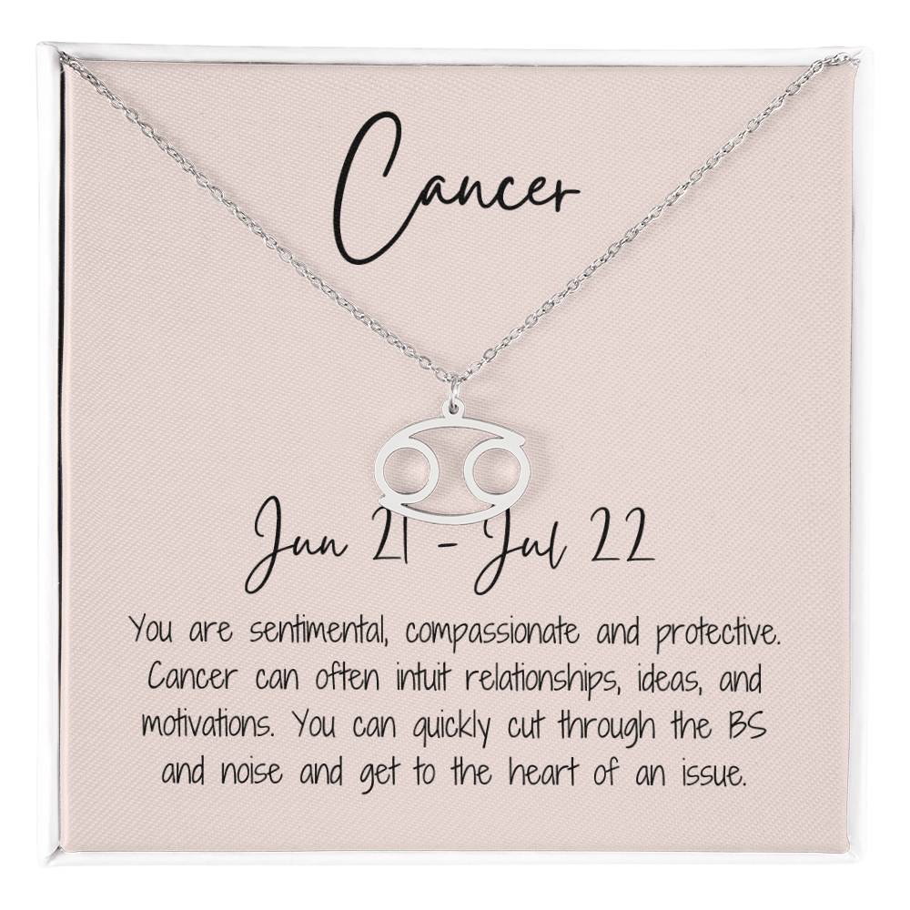 Cancer Zodiac Necklace