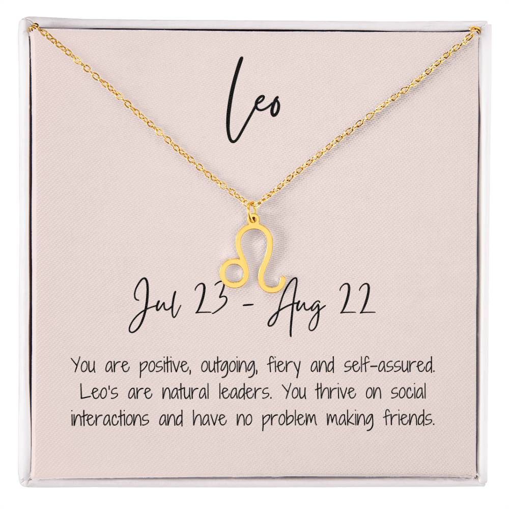 Leo Zodiac Necklace