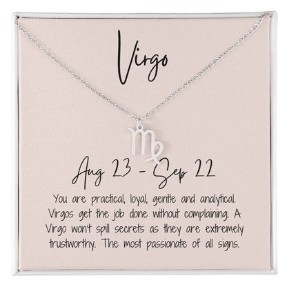 Virgo Zodiac Necklace