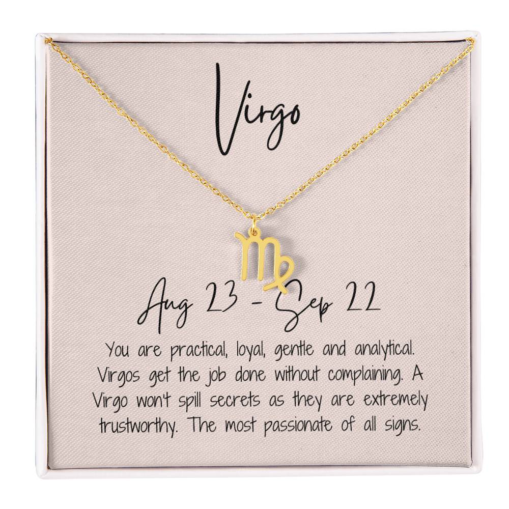 Virgo Zodiac Necklace