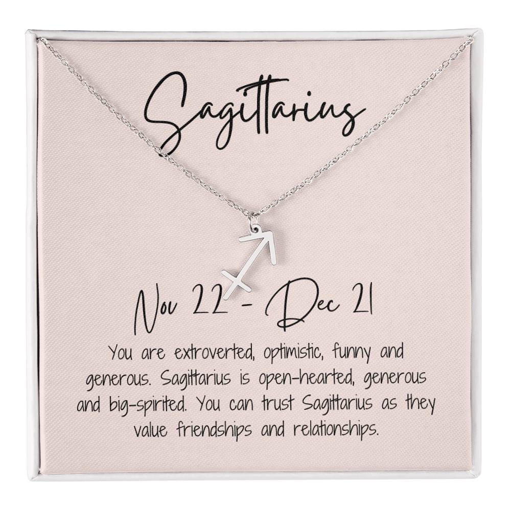 Sagittarius Zodiac Necklace