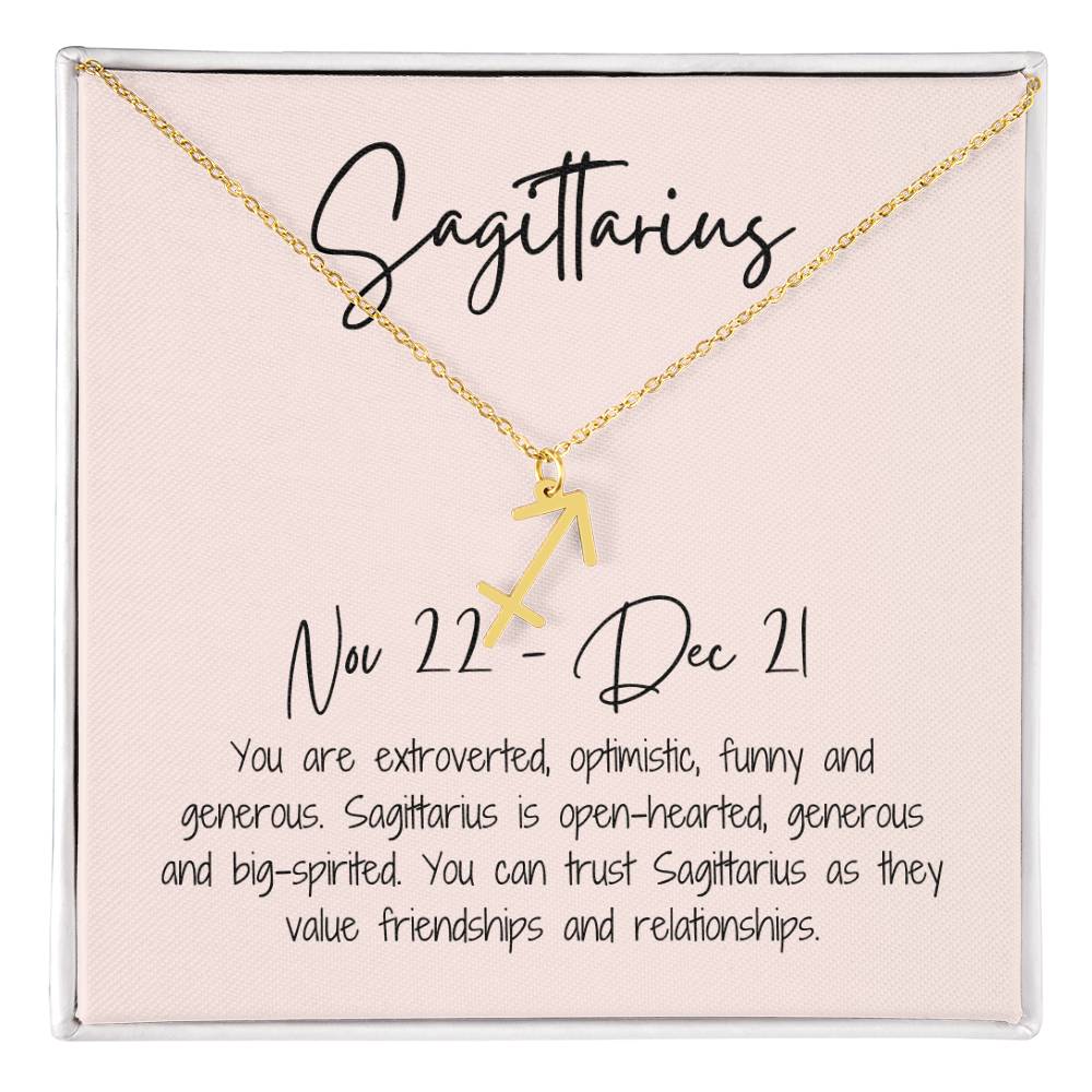 Sagittarius Zodiac Necklace